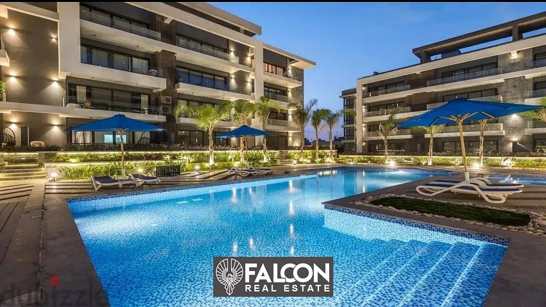 A luxurious apartment with a private garden, fully finished, immediate receipt, ready to move in El Patio 7 Compound - Fifth Settlement - New Cairo 8