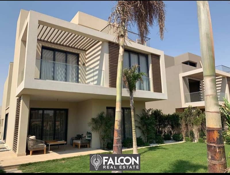 own a duplex apartment of 208 meters + 140 meters garden in Taj City ...