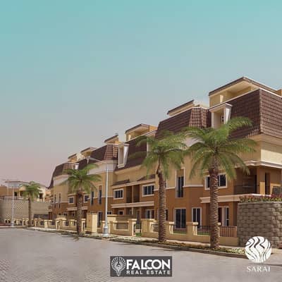 5 bedroom townhouse in Butterfly Compound in Mostakbal City with the lowest down payment of 6.5%