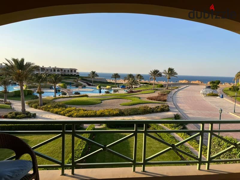 Chalet for sale 1st SEA VIEW Fully finished very prime location in Lavista Gardens Ain Sokhna 1