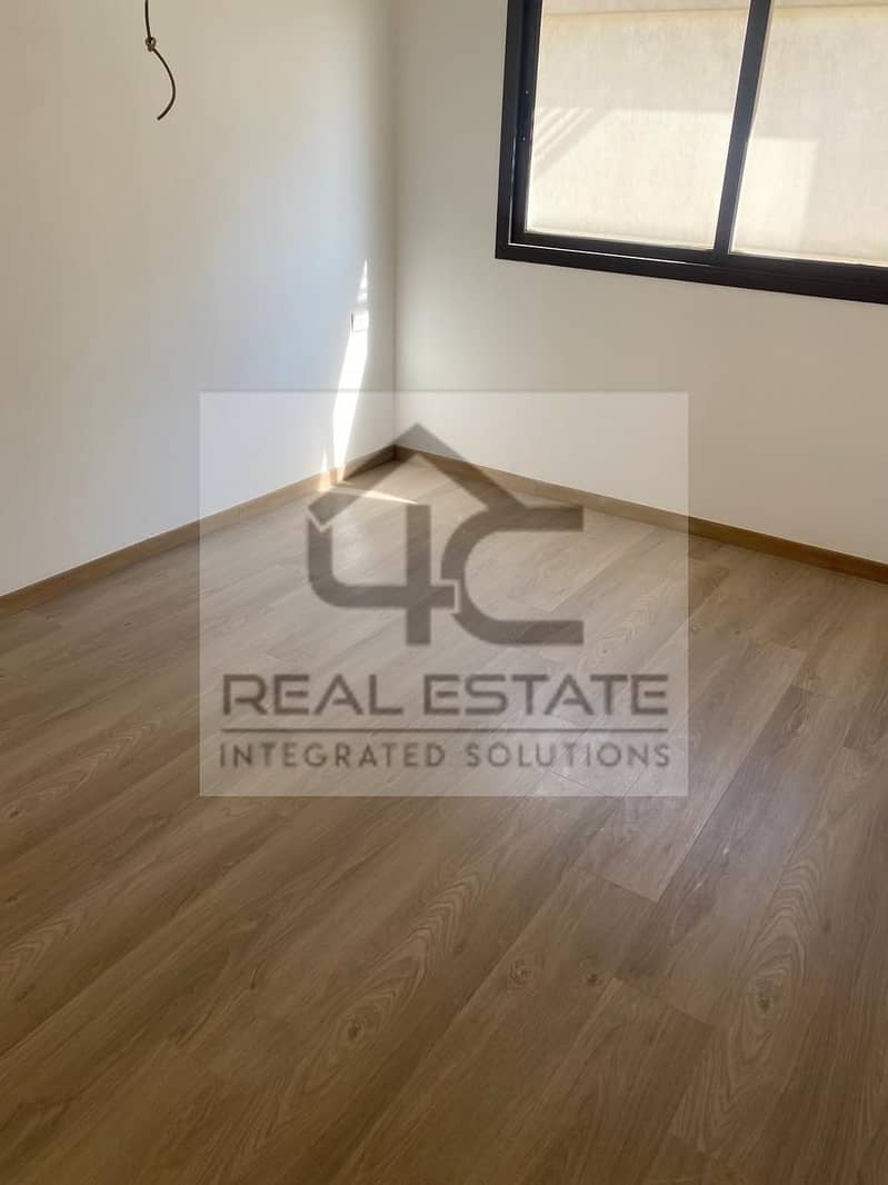 Apartment 245 m the lowest price offered in the market double view and view landscape bahry in Al Marasem 7