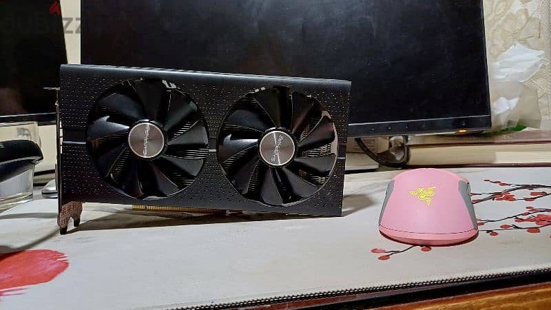 rx 580 8g حالة ممتازة 0