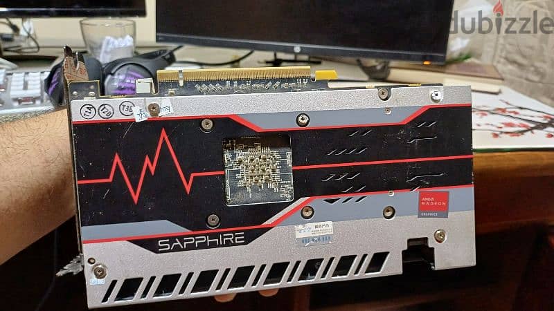 rx 580 8g حالة ممتازة 1