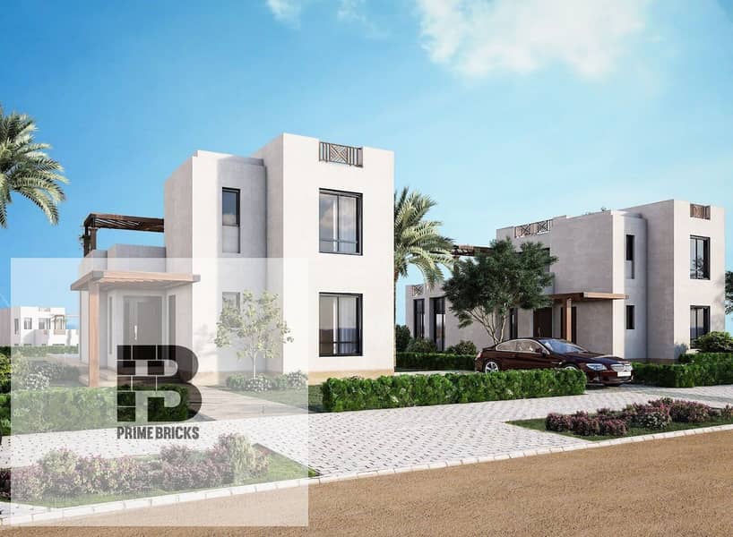 with dp 0% Twin villa, 204 sqm, with garden and roof in Makadi Heights, Red Sea. Makadi Orascom Resort, Red Sea, Hurghada, 4