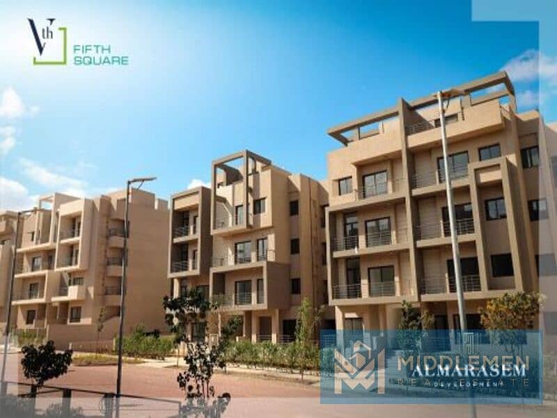 penthouse 178 m fully finished view landscape prime location , fifth square , al marasem 6