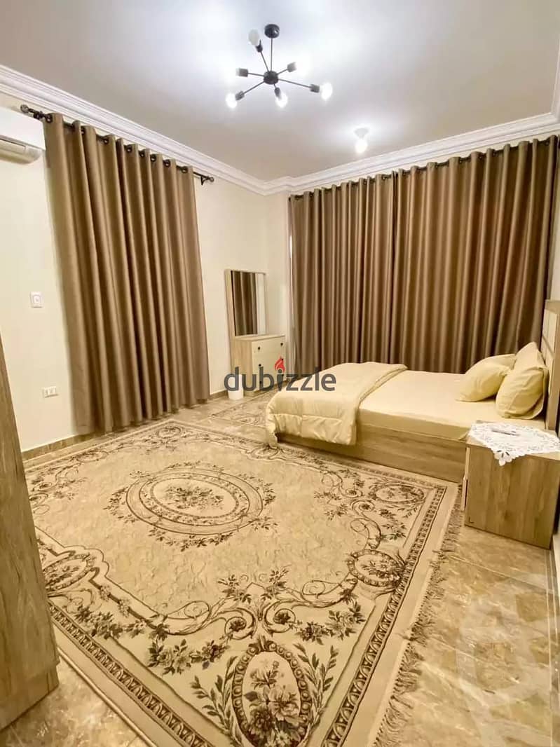 Furnished apartment for rent in Al Mostsharin Compound  Extra Super Lux - Fifth Settlement 18