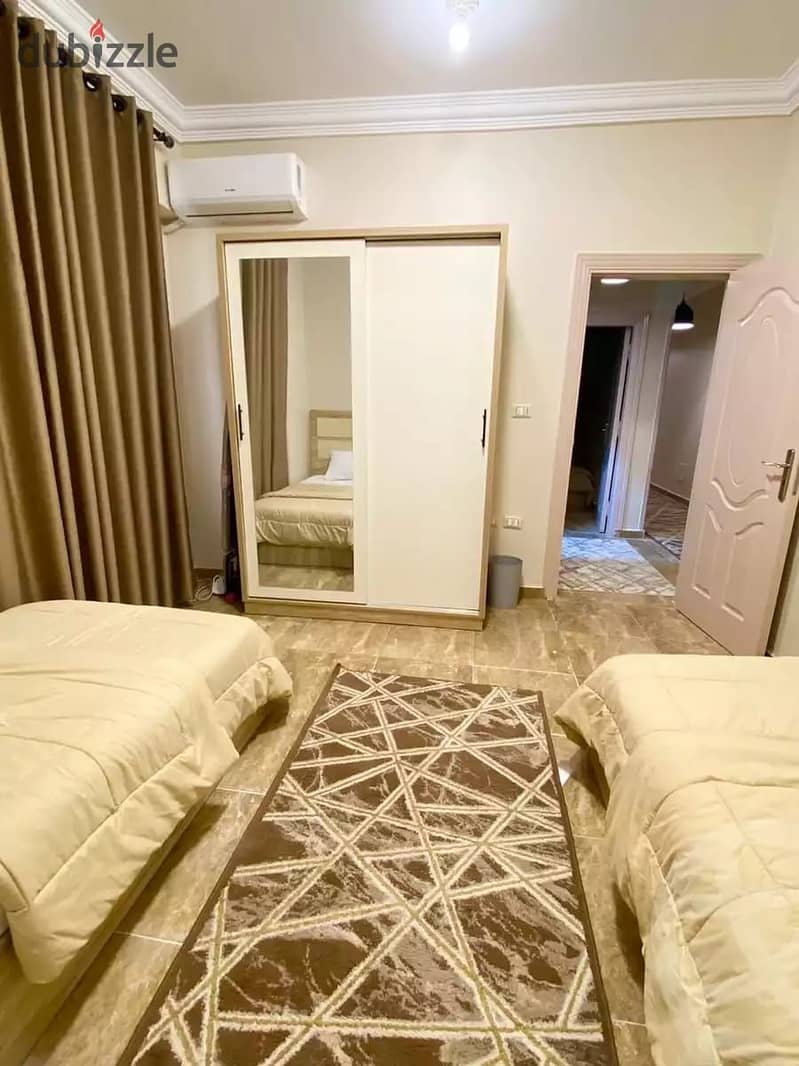 Furnished apartment for rent in Al Mostsharin Compound  Extra Super Lux - Fifth Settlement 20