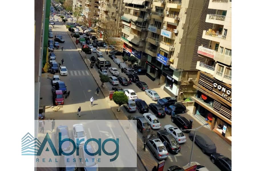 For sale, a commercial store, 295 meters, ground floor and first main Lebanon Street - Mohandiseen 8