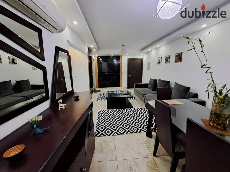 Furnished apartment for rent in Madinaty B7 Ultra Super Lux - first residence - close to services 7