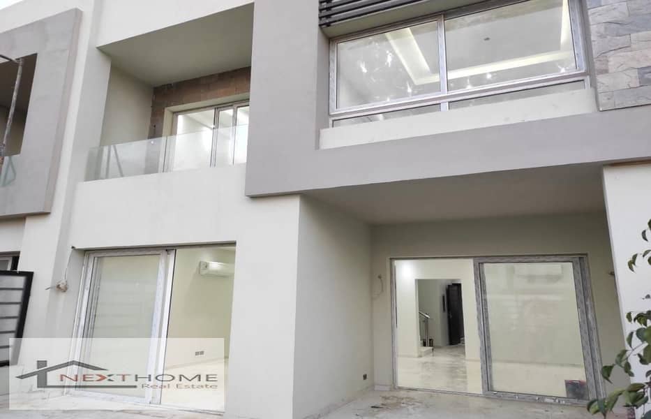 town house 250m fully finished with kitchen , ac`s in hyde park new cairo amazing price 80<000 14