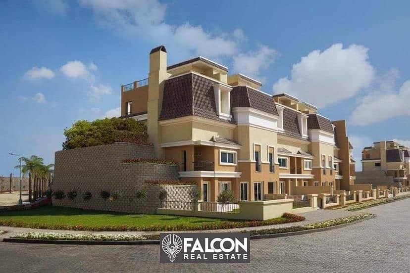 فيلا 206 متر للبيع بالتقسيط ف كمبوند سراي القاهرة الجديدة التجمع الخامس / Villa For Sale Sarai New Cairo 7