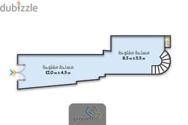 محل للايجار 172 م محطة الرمل - واجهه 4,5 متر على الشارع 0