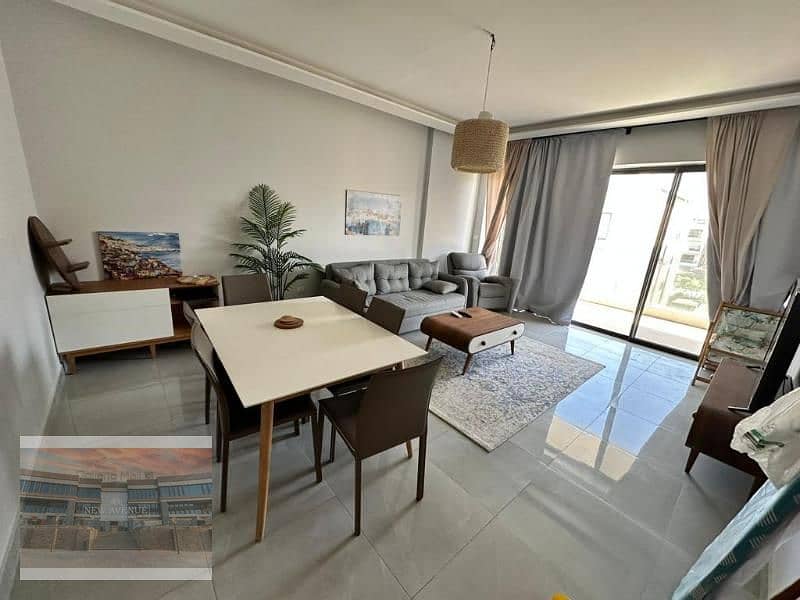 Apartment -2 bedroon- Fully furnished with ACs -for rent in Lakeview Residence New Cairo 4