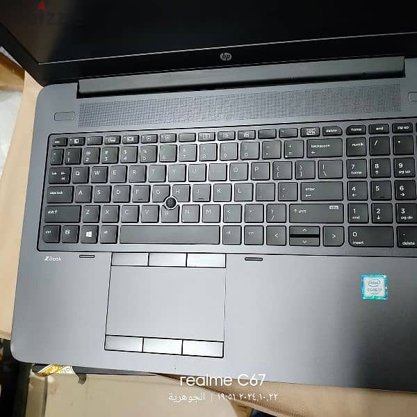 zbook G3 Core i7 6th HQ Ram 16 Hard 256 0