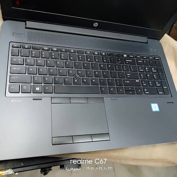 zbook G3 Core i7 6th HQ Ram 16 Hard 256 1