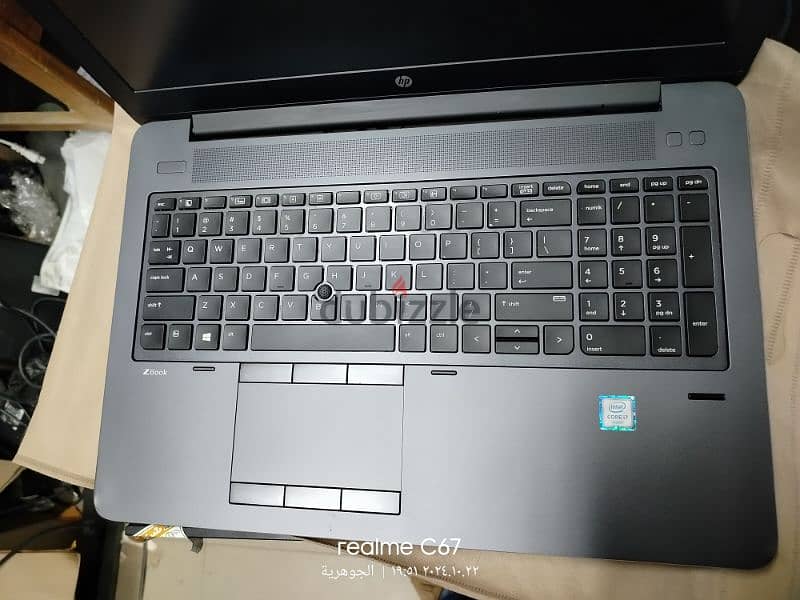 zbook G3 Core i7 6th HQ Ram 16 Hard 256 11