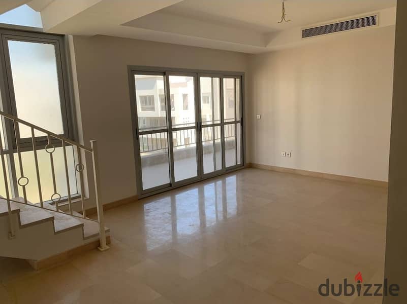 Semi furnished duplex with appliances rent in Cairo Festival City CFC New Cairo 1