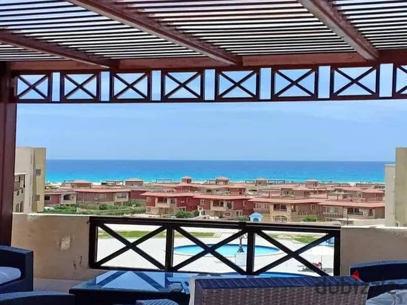 بنتهاوس 5 نوم صف اول على البحر متشطب استلام فوري في كمبوند كورنادو Coronado North Coast 1