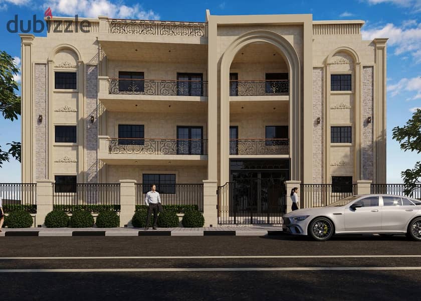 Apartment for sale in (Nakhil Palace Compound) The apartment area is 300 m 4 rooms, including a dressing room and a master room + living room + 4 piec 5