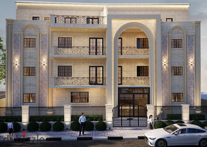 Apartment for sale in (Nakhil Palace Compound) The apartment area is 300 m 4 rooms, including a dressing room and a master room + living room + 4 piec 6