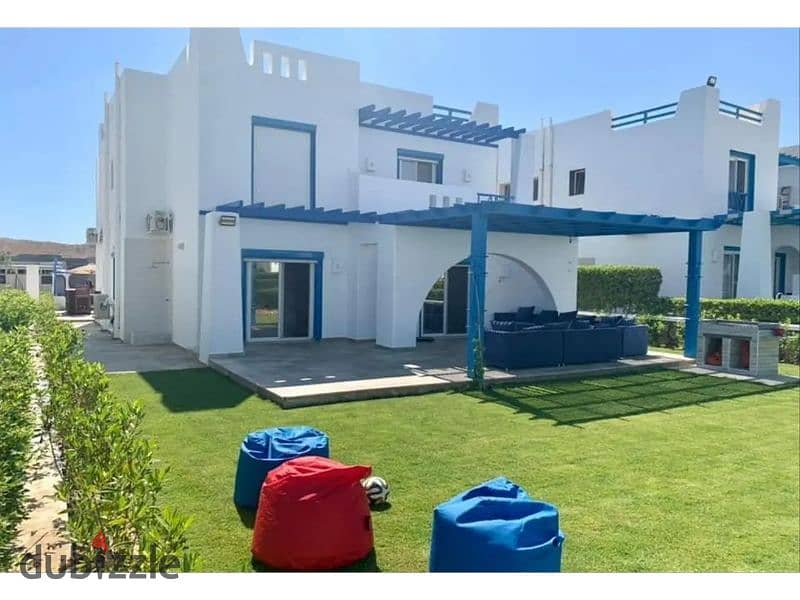 Chalet with garden for sale in Sidi Abdel Rahman directly on the sea in the village of Plage from Mountain View North Coast 8