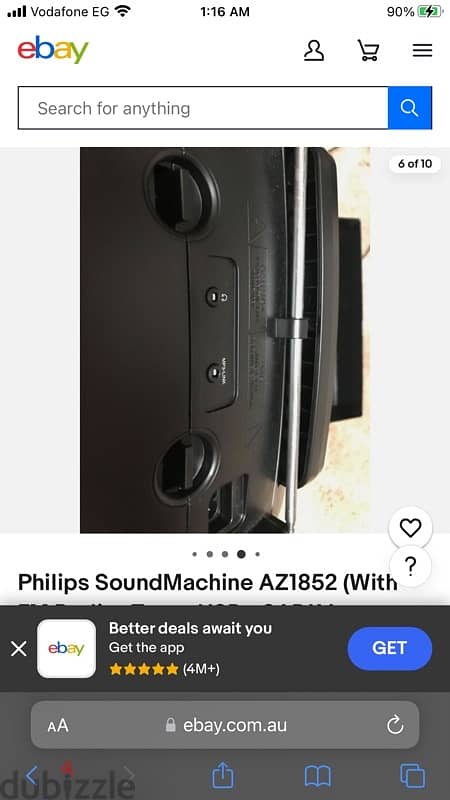 Philips sound machine AZ1852 4