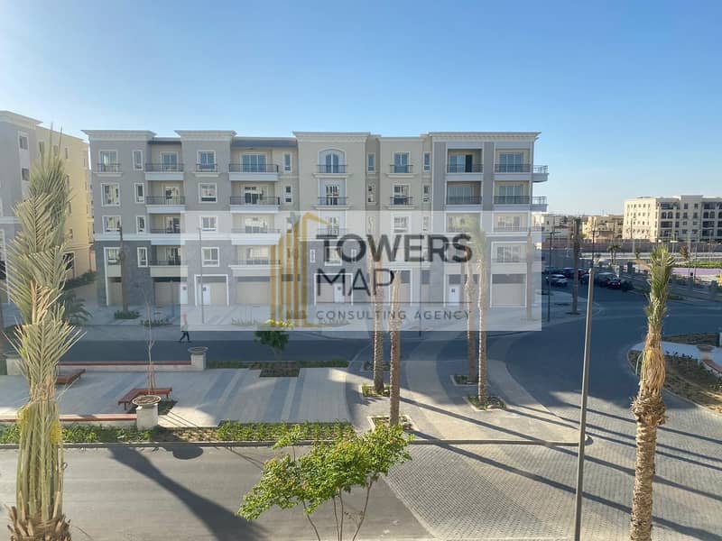 At a special price and a wonderful view, an apartment for rent in Mivida Compound in the Boulevard area -  Emaar Company 13