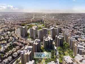 Apartment for sale, area 169, in Z Towers, 14 million less than the company price, with a down payment of only 3.5 million