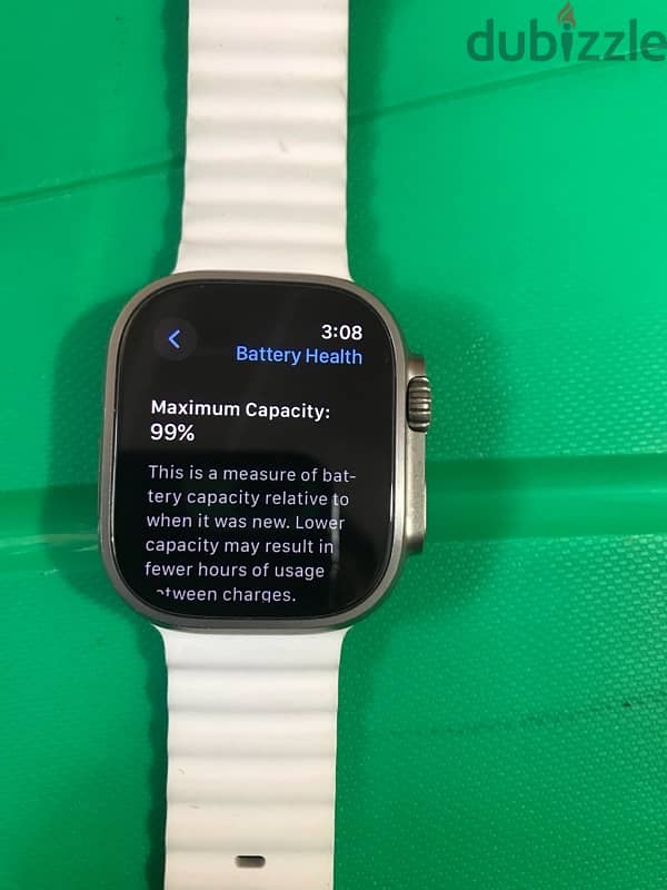 Apple watch ultra  بدون خربوش مع العلبه والشاحن من انجلترا ا 1