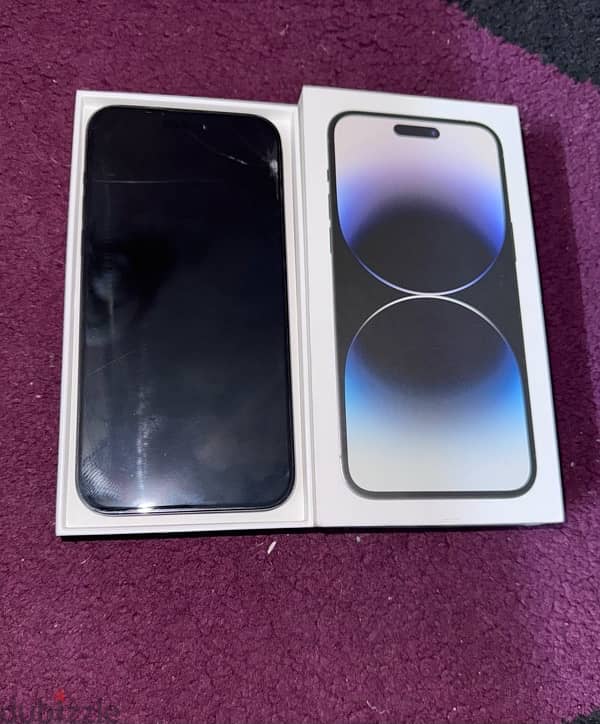 Iphone 14 pro max 512 giga كسر بسيط في الشاشة 1