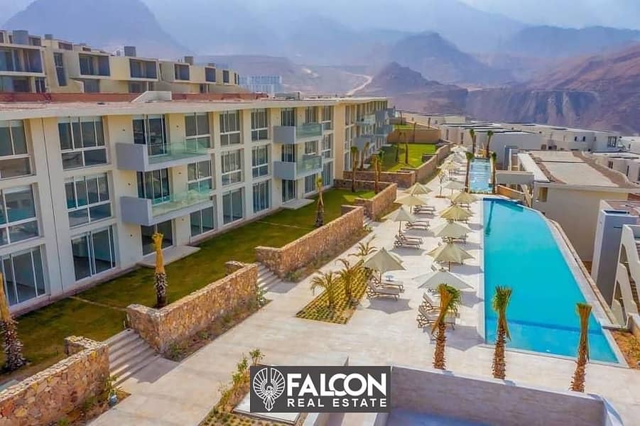 شاليه متشطب للبيع بدون مقدم واقساط علي 10 سنوات ف المونت جلالة العين السخنة / Chalet For Sale IL Mont Galala Asokhna 1