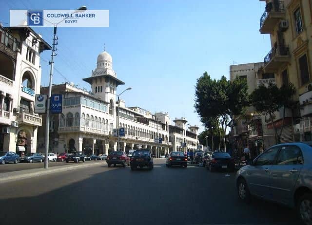 For investment, 635 sqm shop for sale in Masr el Gedida, leased for 3 years to a known Restaurant with a high monthly return  and 10 % annual increase 2