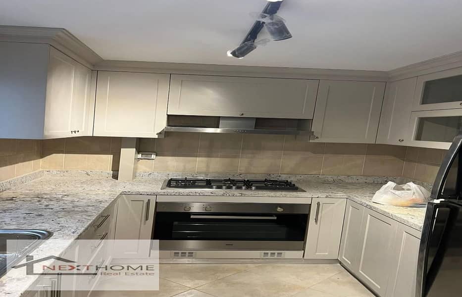 Apartment with kitchen , ac`s for rent in hyde park new cairo view landscap bahry price : 45,000 6