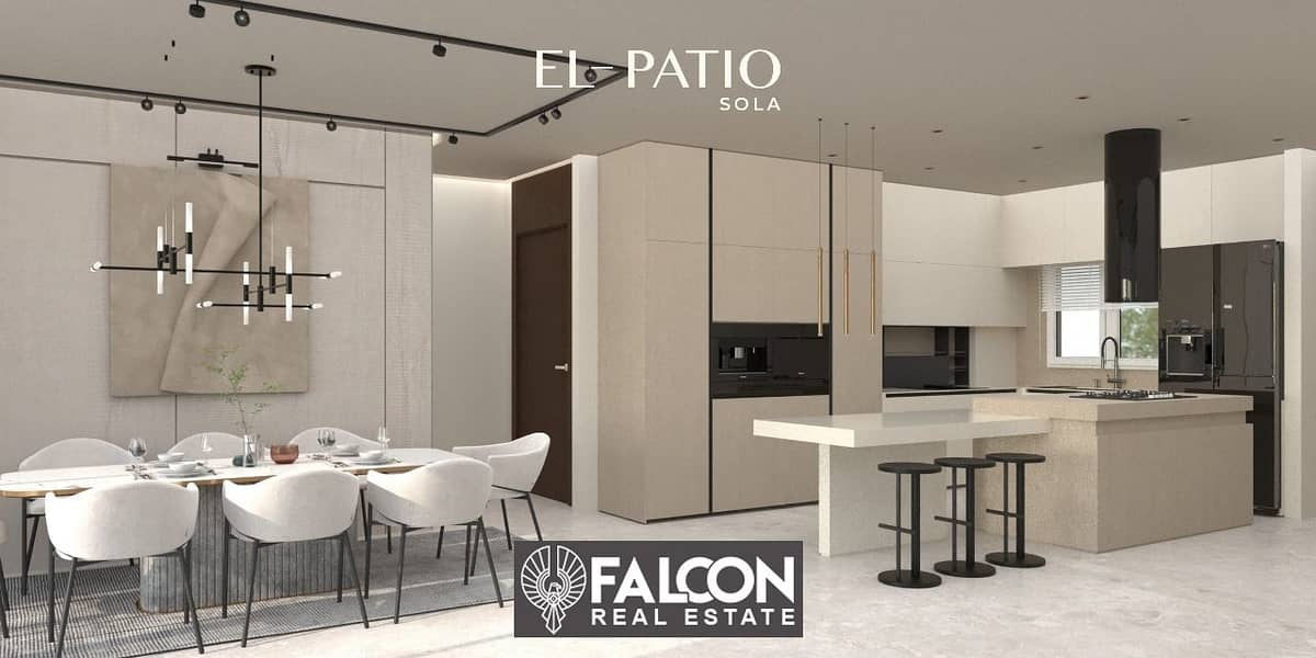 Without a down payment and at the first offer price in the new La Vista project Patio Sola, I own an apartment of 150 meters on Suez Direct Road. . . . . . 6