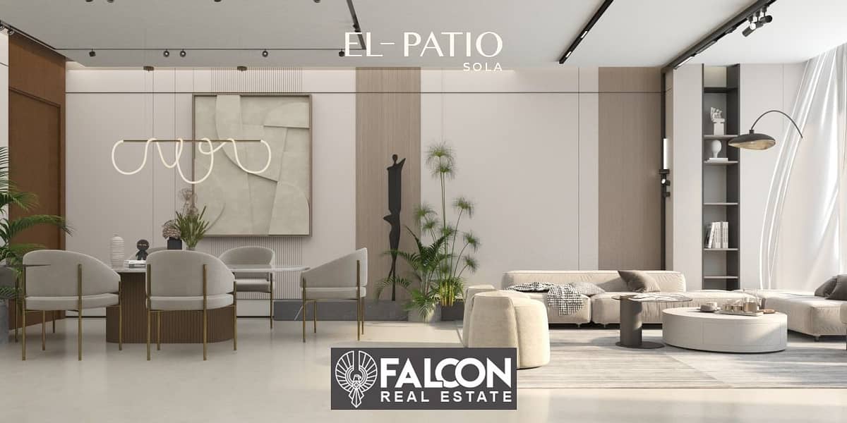 Without a down payment and at the first offer price in the new La Vista project Patio Sola, I own an apartment of 150 meters on Suez Direct Road. . . . . . 4