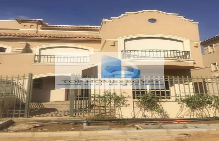 Twin house for sale 311 SQM in a very prime location in EL Patio ORO Compound - New Cairo 1