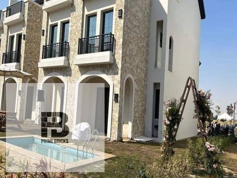 Without down payment, 120-meter townhouse for sale in The Wonder Mark Compound, Mostakbal City 5