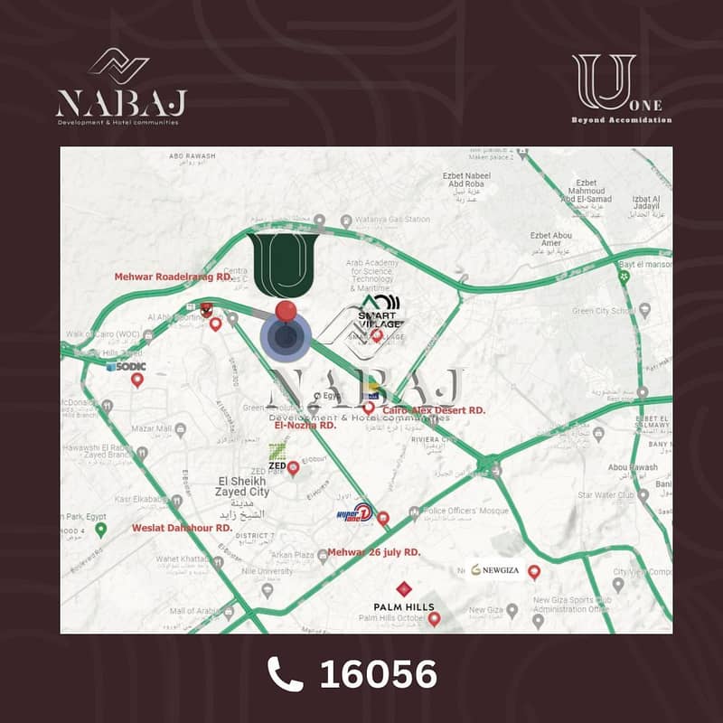 Apartment 200m next to el rabwa compound el sheikh zayed U ONE installments over 9 years 0