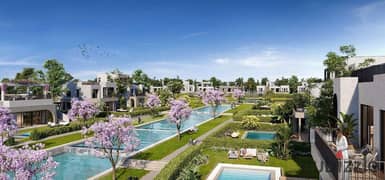 Fully furnished apartment for immediate delivery in OWEST compound, Gouna October, developed by Orascom Available on a 7-year installment plan 0