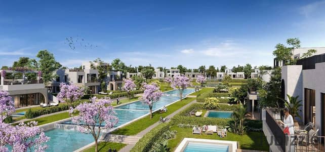 Fully furnished apartment for immediate delivery in OWEST compound, Gouna October, developed by Orascom Available on a 7-year installment plan