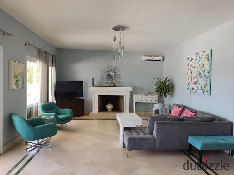 Apartment for sale in El Gouna, fully finished with air conditioners and kitchen, first row on the lagoon near Sabina 8