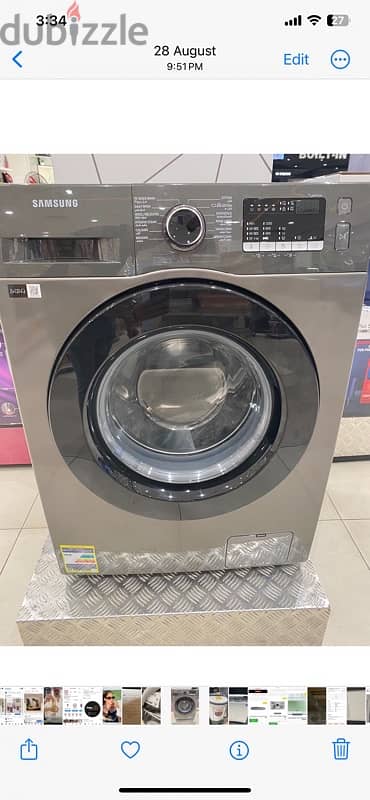 غساله سامسونج جديده - بالضمان - بالكارتونه - ٧ كيلو Samsung washer 3