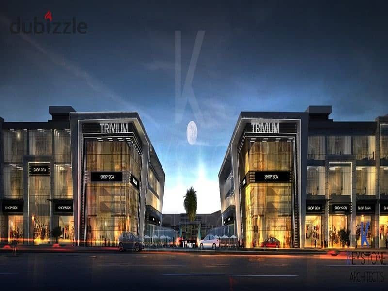 Office for rent, 72 meters, in Trivium Mall, Sheikh Zayed, finished, with air conditioning, distinctive location, in front of Capital and Park Street 5