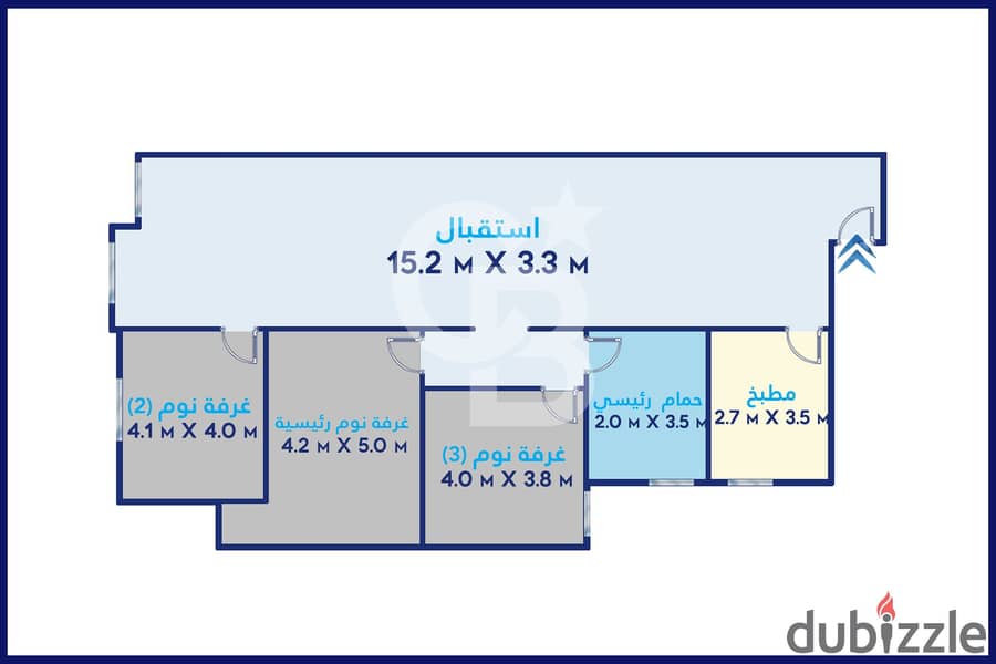 Apartment for sale, 160 meter, Al Ibrahimiyya (branched from Al Lagtiya Street) 3