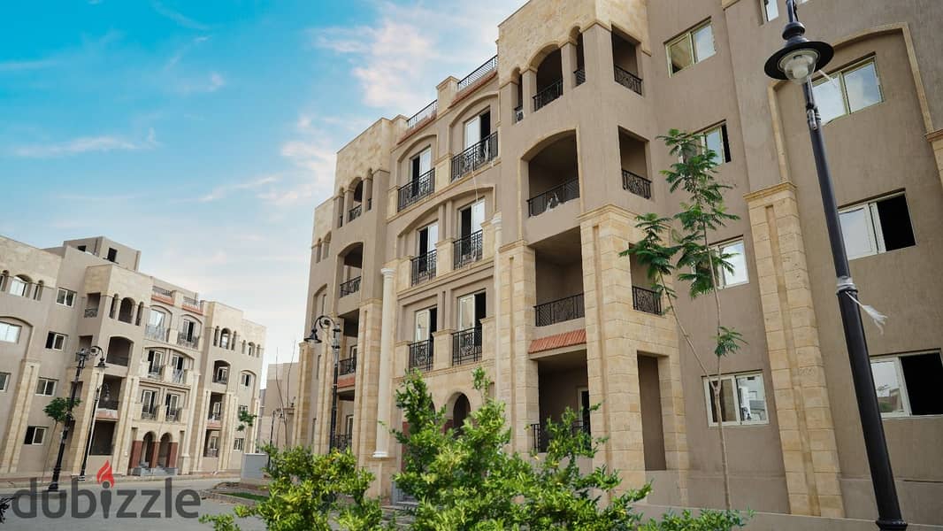 Apartment for sale in October with installments, fully finished in Rock Eden with a distinctive view of water bodies and landscape. . | Ashgar City - A 22