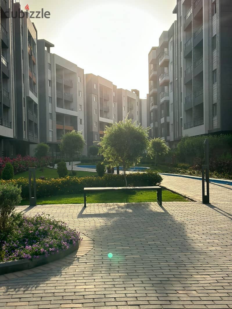 Apartment for sale in October with installments, fully finished in Rock Eden with a distinctive view of water bodies and landscape. . | Ashgar City - A 40