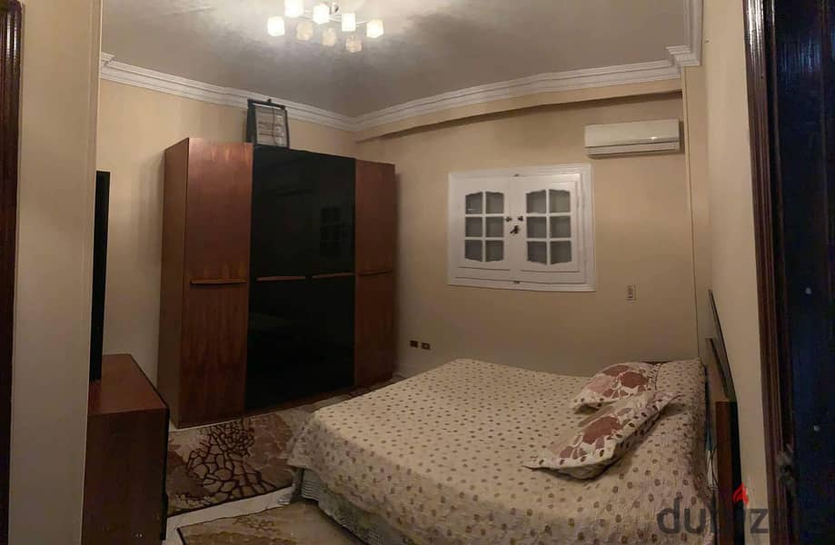 Furnished apartment for rent in District 3/4, a prime location next to services and the Arbella Mall in the Fifth Settlement 10