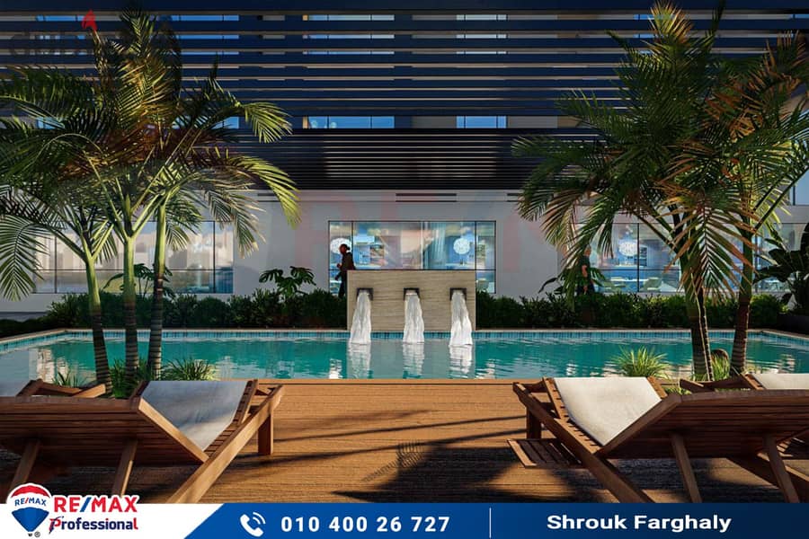 Own an apartment in Garden View Villas and a swimming pool in the heart of Sawary 1