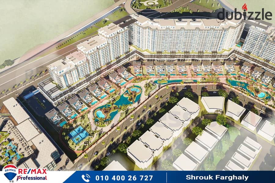 Own an apartment in Garden View Villas and a swimming pool in the heart of Sawary 14