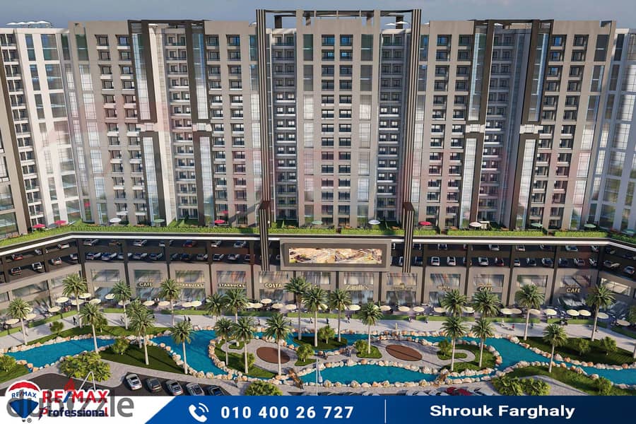 Own an apartment in Garden View Villas and a swimming pool in the heart of Sawary 16